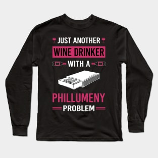 Wine Drinker Phillumeny Phillumenism Matchbox Matchboxes Long Sleeve T-Shirt